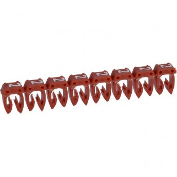 Маркер LEGRAND CAB 3 для кабеля 0,15-0,5 мм² цифра 2 красный