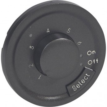 Лицевая панель LEGRAND Celiane термостат с датчиком для теплого пола Кат. № 0 674 05 графит