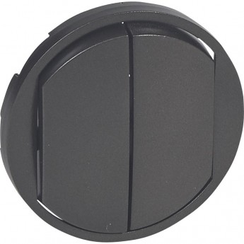 Лицевая панель LEGRAND Celiane выключатель 1-полюсный / переключатель Кат. № 0 670 01/02/31/32 графит