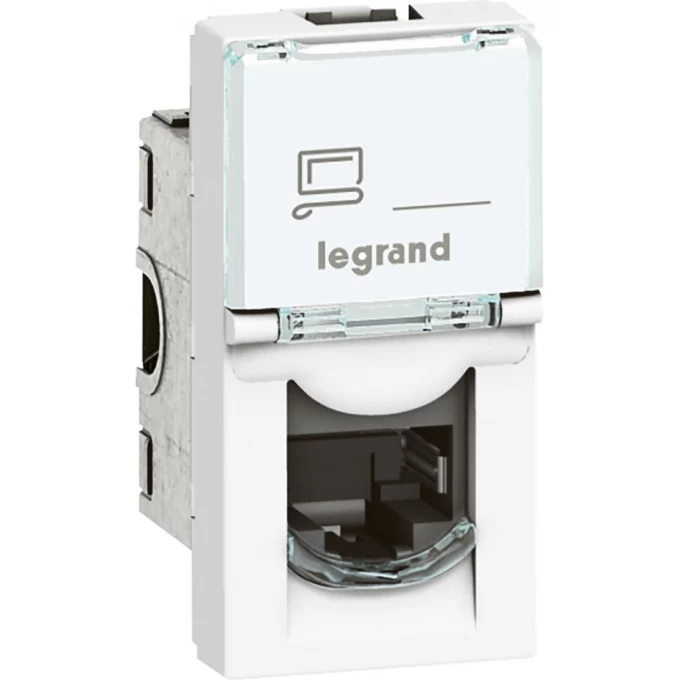 Розетка LEGRAND RJ 45 Программа Mosaic категория 5е FTP 1 модуль белый 076552 Розетка LEGRAND RJ 45 Программа Mosaic категория 5е FTP 1 модуль белый 076552