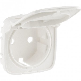 Лицевая панель LEGRAND Valena ALLURE для розетки 2К+З с крышкой жемчуг