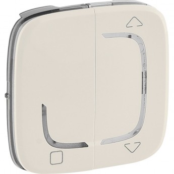 Лицевая панель LEGRAND Valena ALLURE MyHome Play Zigbee для радиоприемного выключателя для приводов жалюзи/рольставень слоновая кость Лицевая панель LEGRAND Valena ALLURE MyHome Play Zigbee для радиоприемного выключателя для приводов жалюзи/рольставень слоновая кость