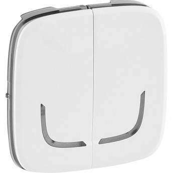 Лицевая панель LEGRAND Valena ALLURE MyHome Play Zigbee для выключателя-радиоприемника 2-канального белый Лицевая панель LEGRAND Valena ALLURE MyHome Play Zigbee для выключателя-радиоприемника 2-канального белый