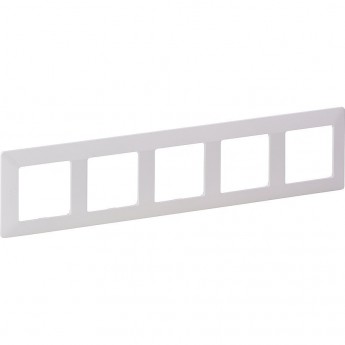 Рамка LEGRAND Valena LIFE "Белая", 5-постовая универсальная, белая
