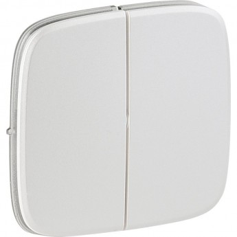 Лицевая панель LEGRAND Valena ALLURE для двухклавишного выключателя жемчуг Лицевая панель LEGRAND Valena ALLURE для двухклавишного выключателя жемчуг