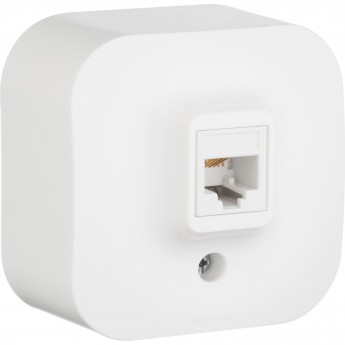 Телефонная розетка LEGRAND RJ11 Quteo IP 20 белый Телефонная розетка LEGRAND RJ11 Quteo IP 20 белый