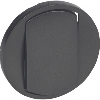 Лицевая панель LEGRAND Celiane для одноклавишных выключателей/переключателей и кнопок, графит