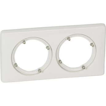 Рамка 2 поста LEGRAND Celiane IP44, белый