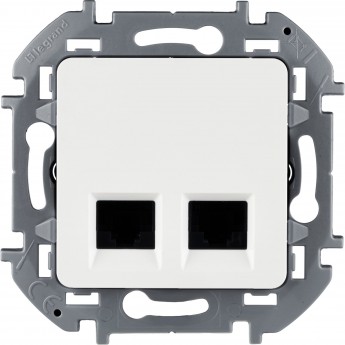 Розетка двойная LEGRAND INSPIRIA RJ 45 категория 5e UTP белый