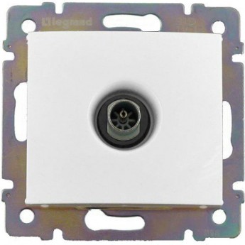 Розетка телевизионная LEGRAND TV СП VALENA оконечная 10дБ механизм белая Розетка телевизионная LEGRAND TV СП VALENA оконечная 10дБ механизм белая