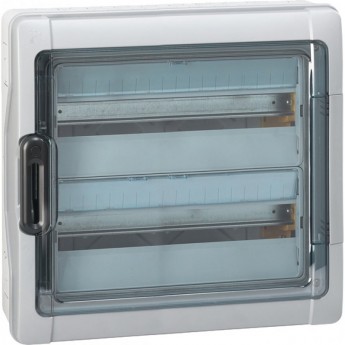 Щиток LEGRAND Plexo³ IP 65 IK 09 2 ряда 90 А 18 модулей серый